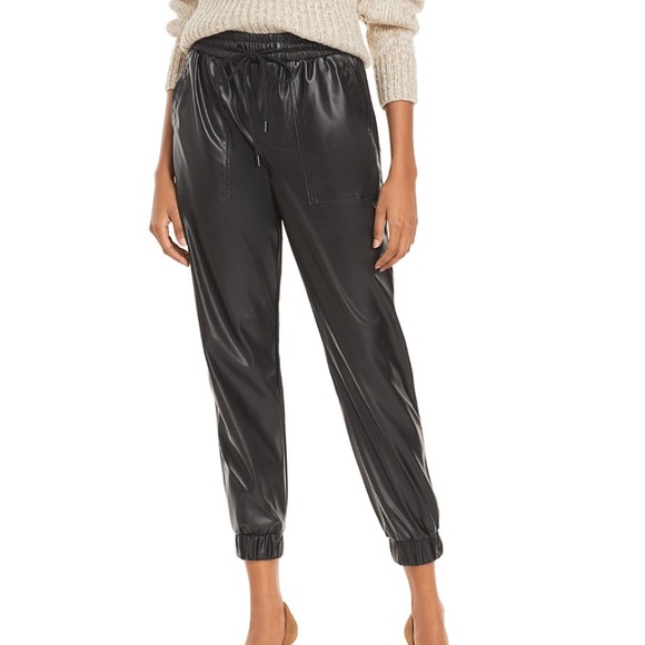Blank NYC Pants - Blank NYC Vegan Leather Jogger